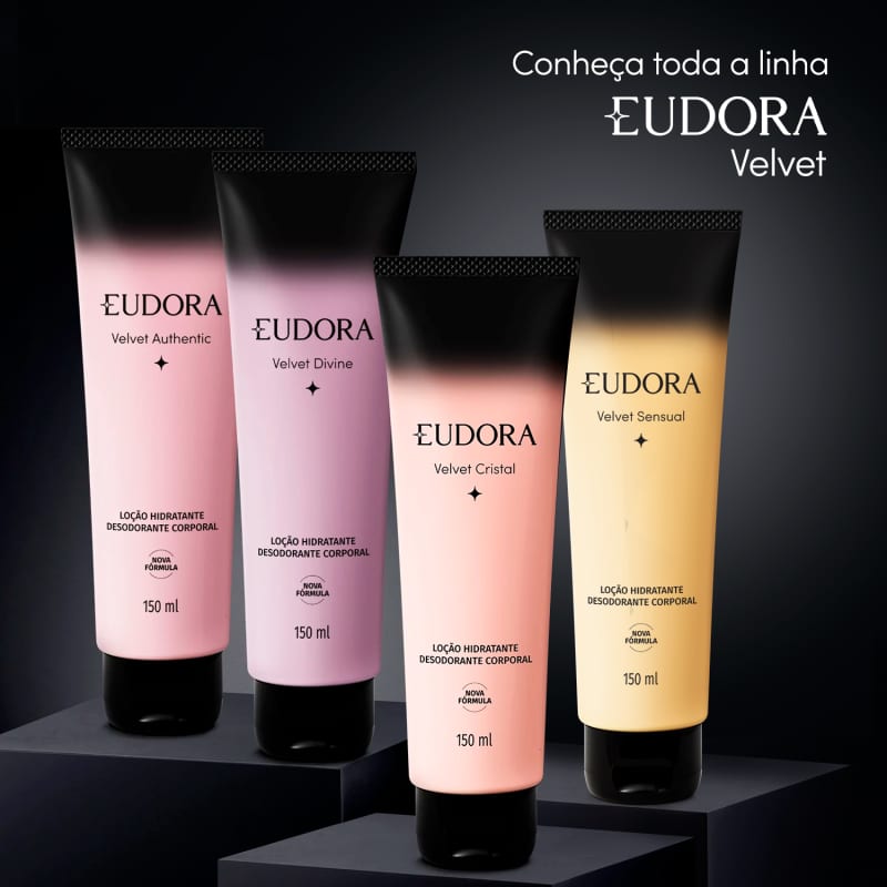 Loção Desodorante Corporal Eudora Velvet Sensual 150ml | Eudora