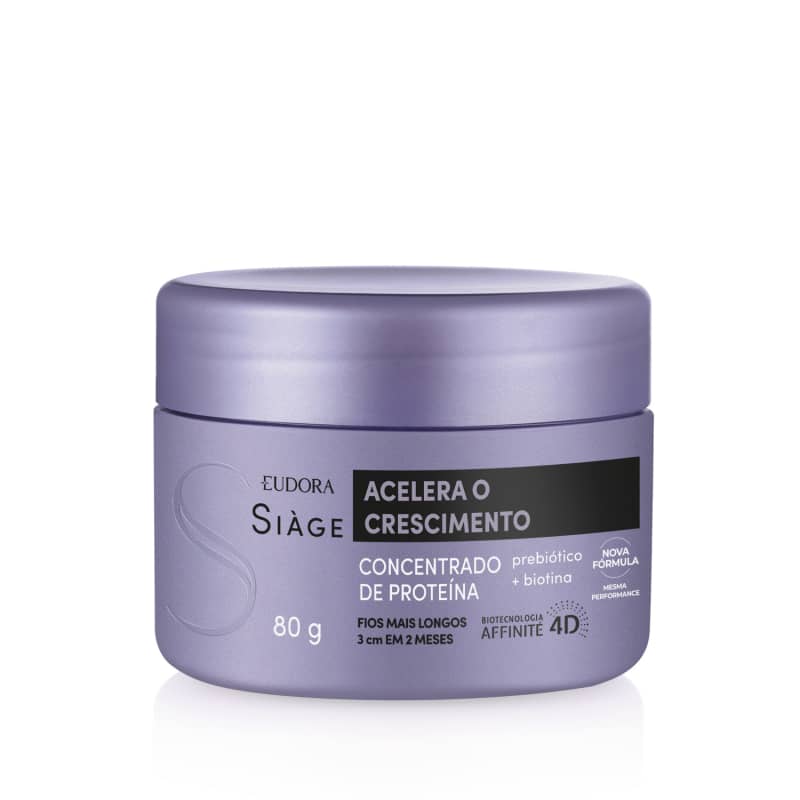 Eudora Siàge Acelera o Crescimento - Creme Concentrado de Proteína 80g Menor preço em Eudora Siàge Acelera o Crescimento - Creme Concentrado de Proteína 80g