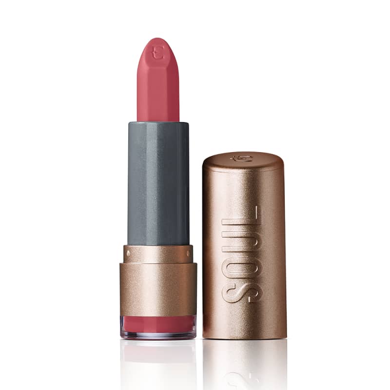 Batom Soul Kiss Me Efeito Matte Pink Nude 3,7g