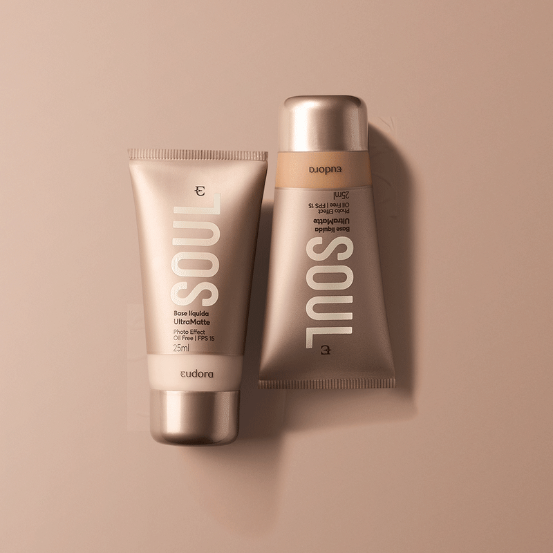Base Líquida Soul Ultra Matte Cor 25 25ml