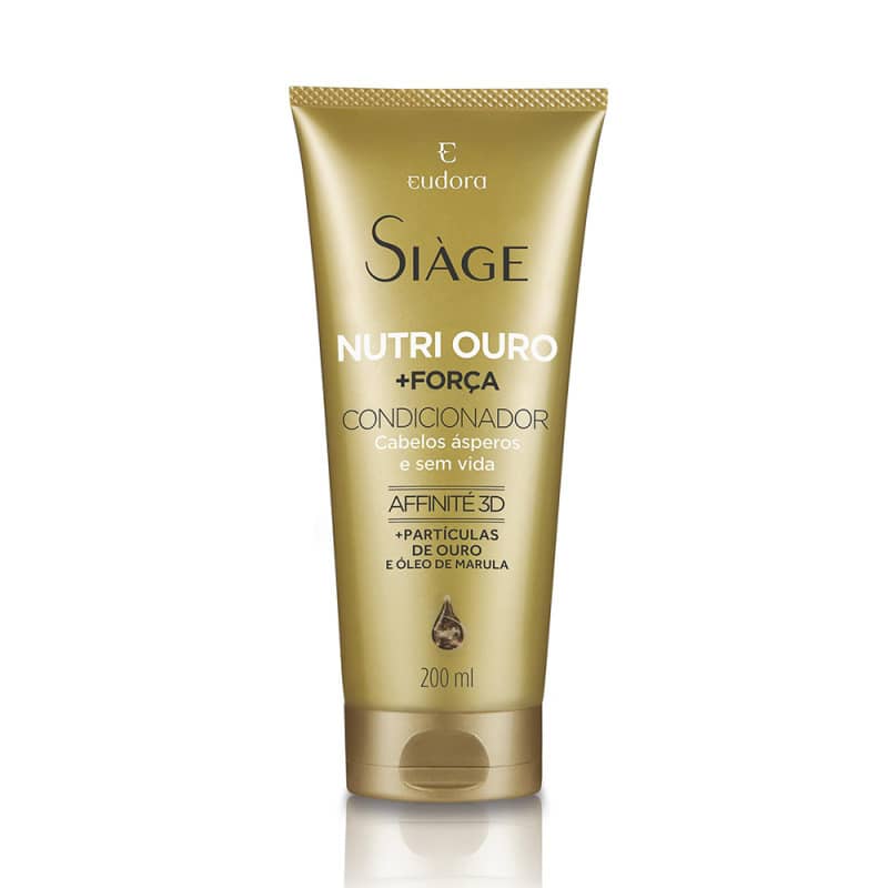 Eudora Siàge Nutri Ouro - Condicionador 200ml Menor preço em Eudora Siàge Nutri Ouro - Condicionador 200ml