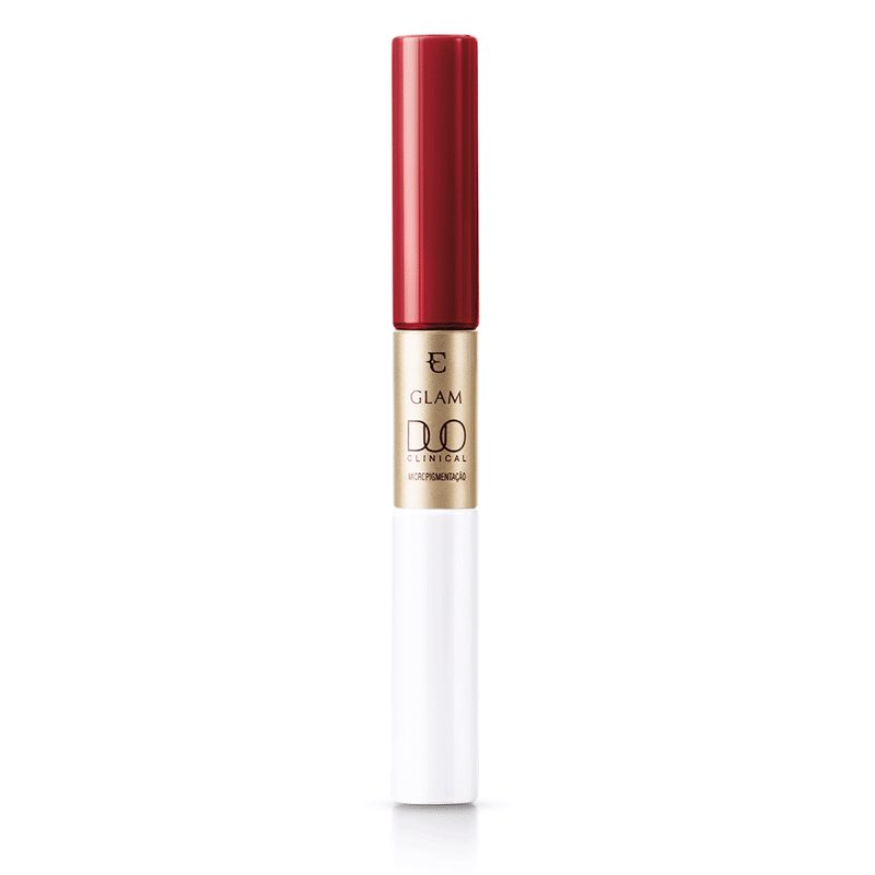 Batom Líquido Glam Duo Clinical Micropigmentação Vermelho Magnífico 3,5g