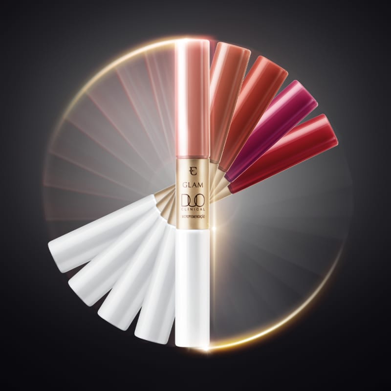 Batom Líquido Glam Duo Clinical Micropigmentação Vermelho Magnífico 3,5g