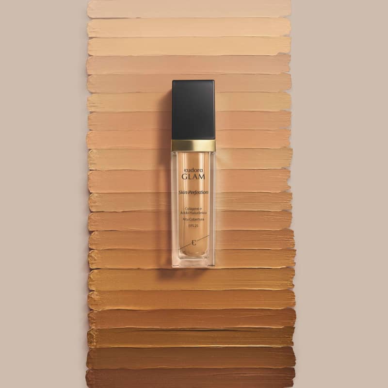 Base Líquida Glam Skin Perfection Cor 80 30ml