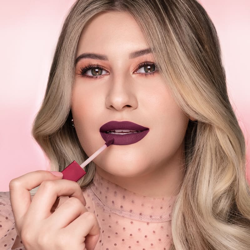 Batom Líquido Niina Secrets Skinny Matte Vinho Jasmin 4ml
