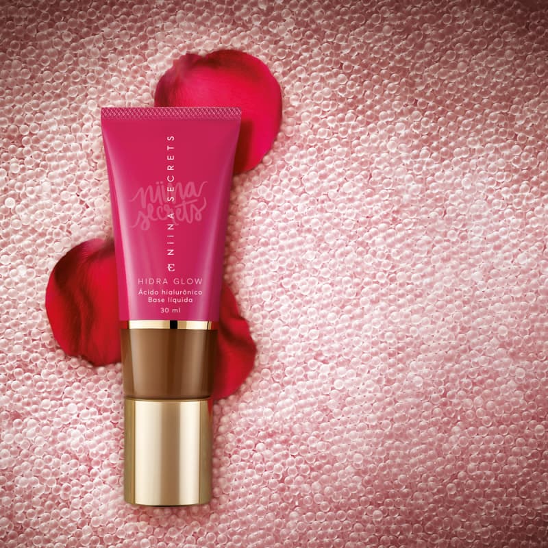 Base Líquida Niina Secrets Hidra Glow Cor 65 30ml