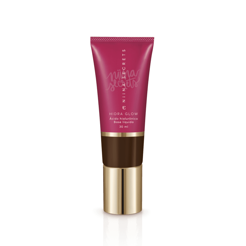 Base Líquida Niina Secrets Hidra Glow Cor 100 30ml