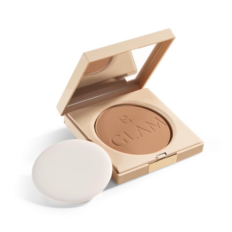 Base Compacta em Pó Glam Vitamina C + B3 FPS 90 Cor 80 7g