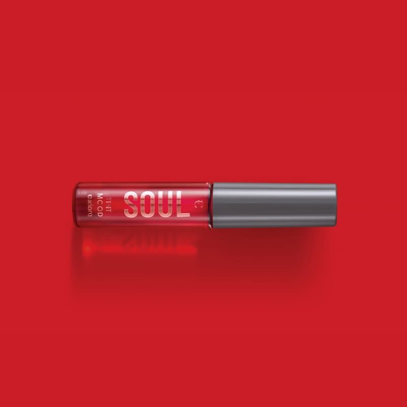 Batom Líquido SOUL Tint Mood Vermelho Happy