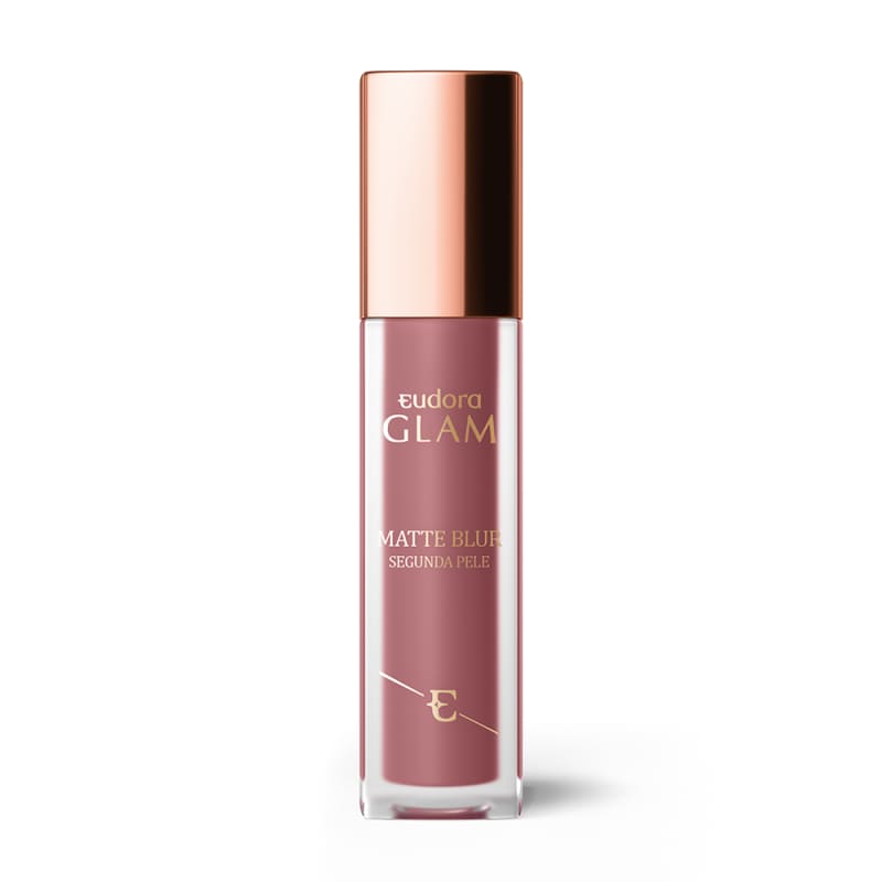 Batom Glam Matte Blur Segunda Pele Rose Intensific 5,5ml