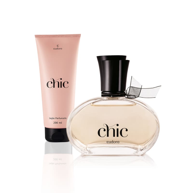 Kit Chic Colônia Desodorante + Hidratante Desodorante