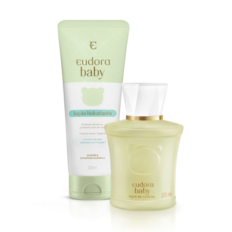 Kit Eudora Baby Água Colônia + Hidratante Corporal