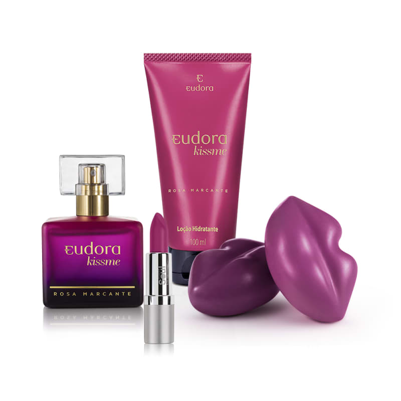 Kit Completo Kiss Me Rosa Marcante