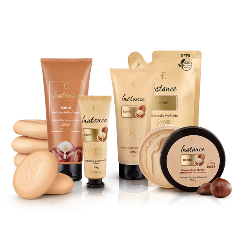 Kit Completo Hidratação Corporal Instance Karité
