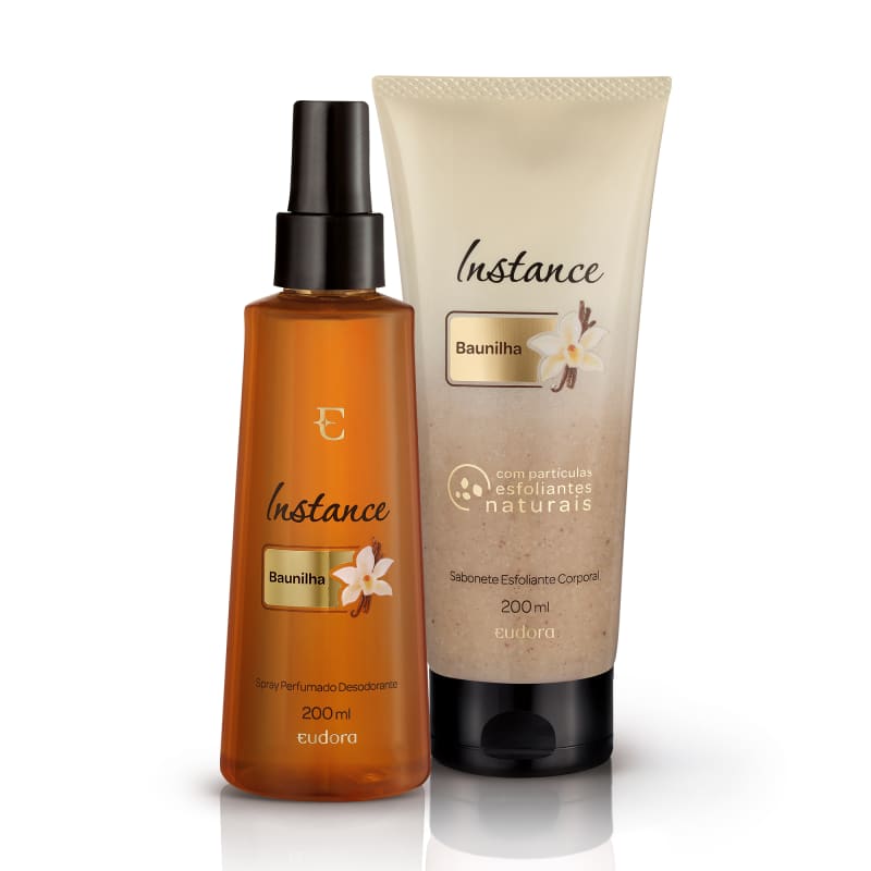 Kit Instance Baunilha Body Spray + Esfoliante Corporal