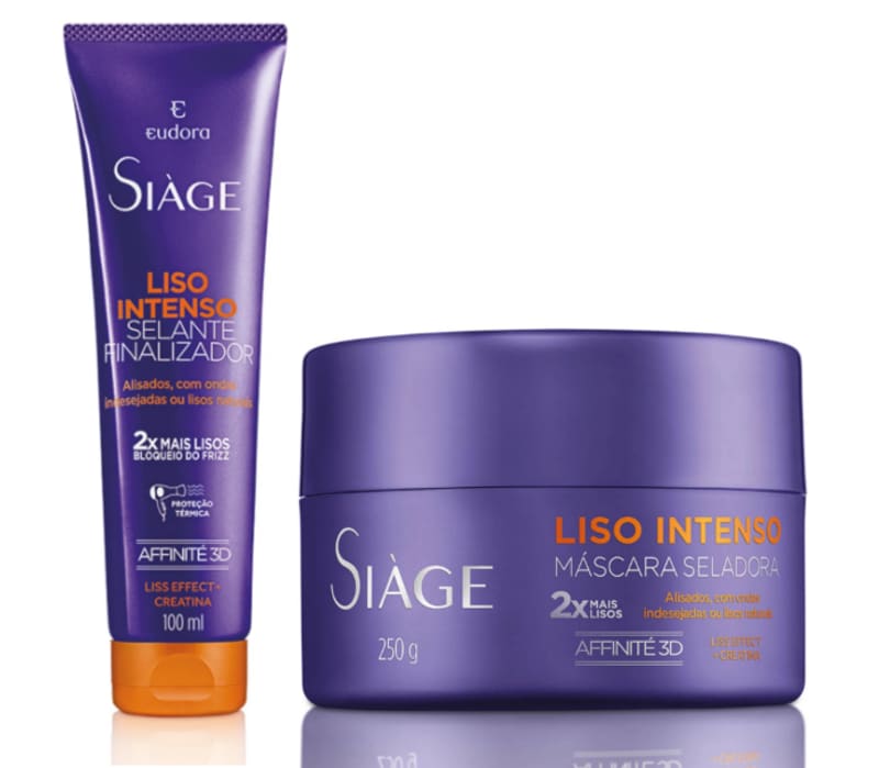 Kit Siàge Liso Intenso Máscara + Leave-In