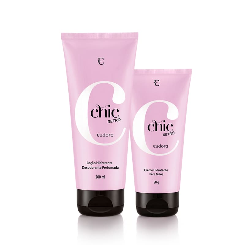 Kit Chic Retrô Loção Hidratante + Creme Mãos