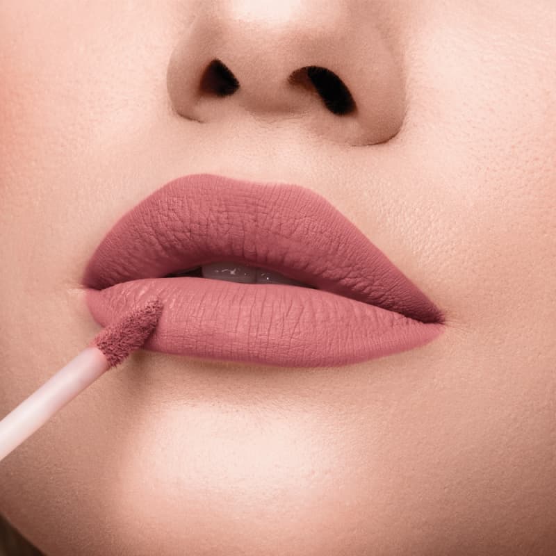 Kit Niina Secrets Batom Skinny Matte Rose Gardênia + Primer