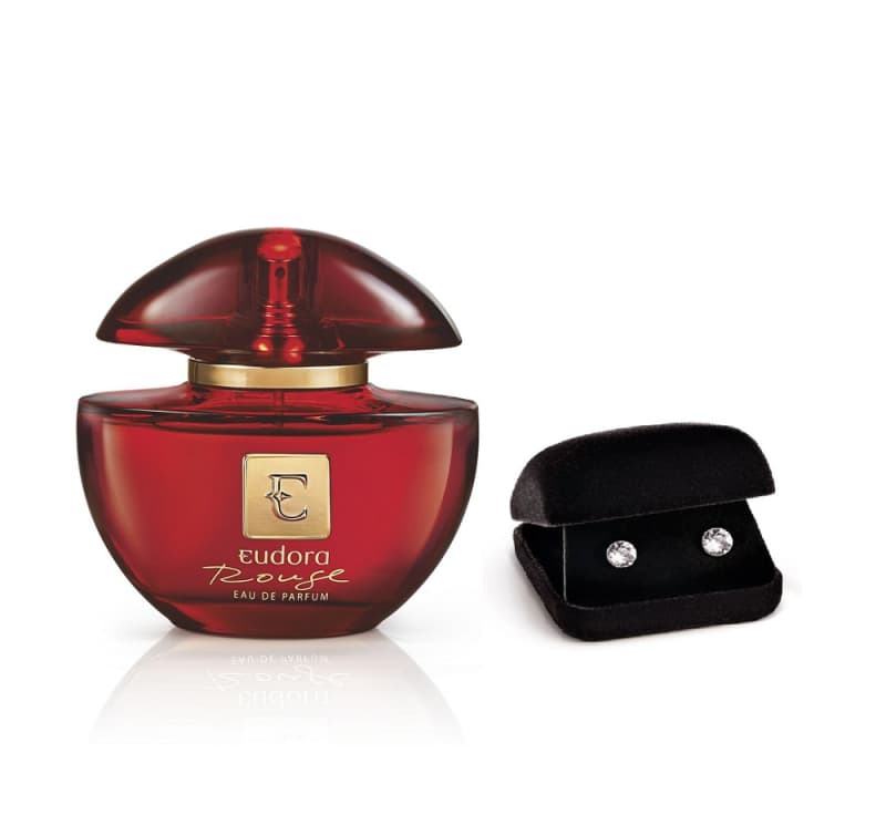 Kit Eudora Rouge Eau de Parfum + Brinco Swarovski