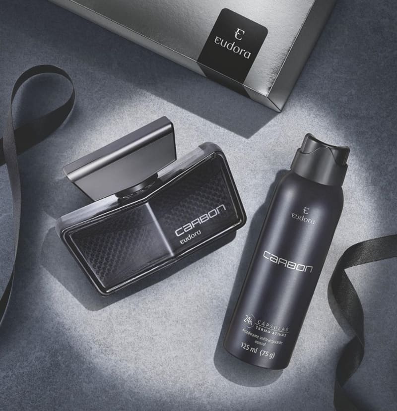 Kit Carbon Colônia Desodorante + Desodorante Aerossol