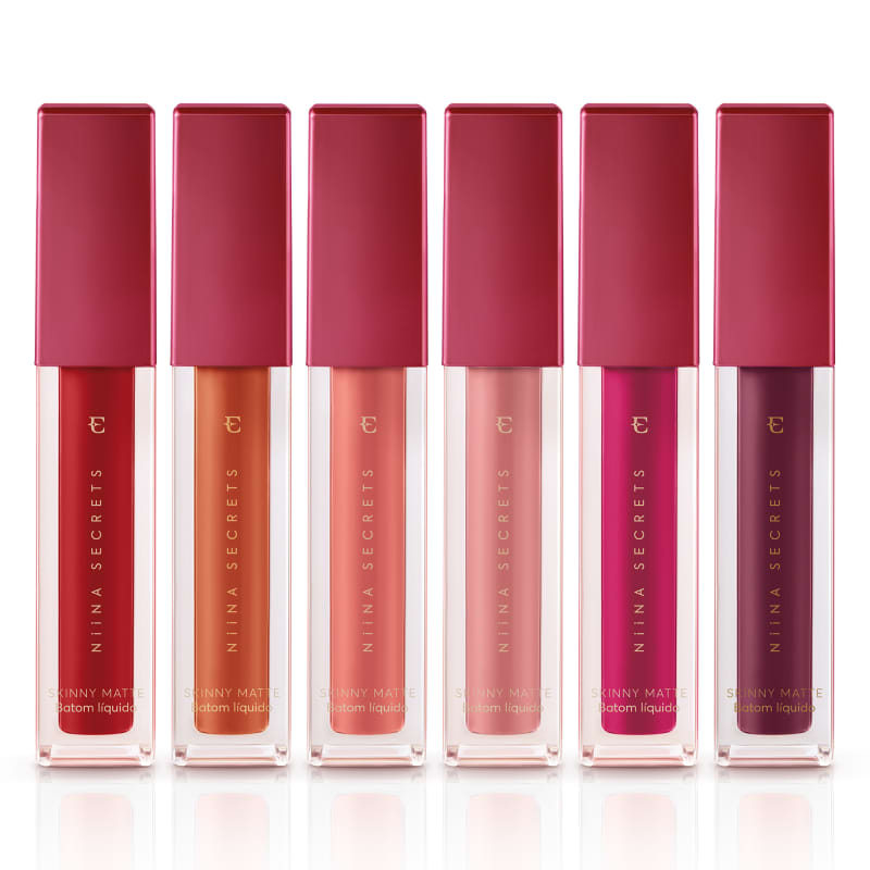 Kit Eudora Niina Secrets Skinny Matte Completo (6 Produtos) Menor preço em Kit Eudora Niina Secrets Skinny Matte Completo (6 Produtos)