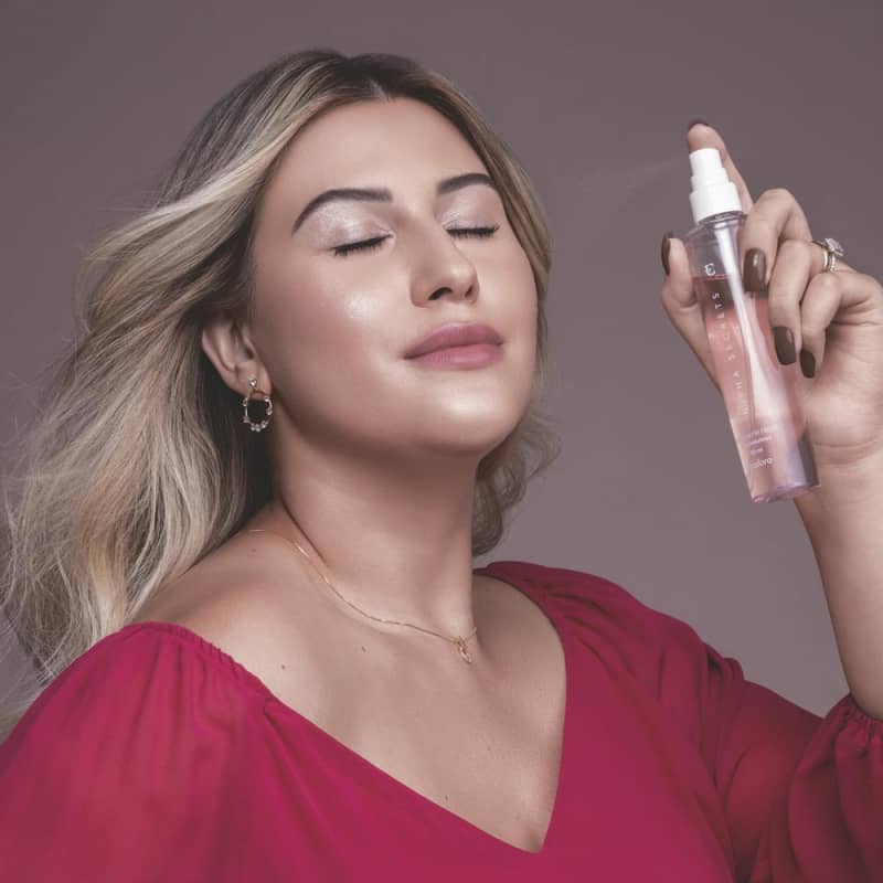 Kit Box Niina Secrets Blush Pêssego + Máscara + Bruma + Primer + Esponja + BOX EXCLUSIVA*