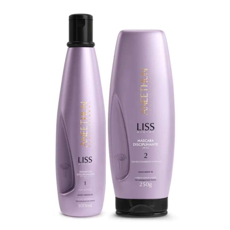 Kit Aneethun Liss System Disciplinante Duo Beleza na 