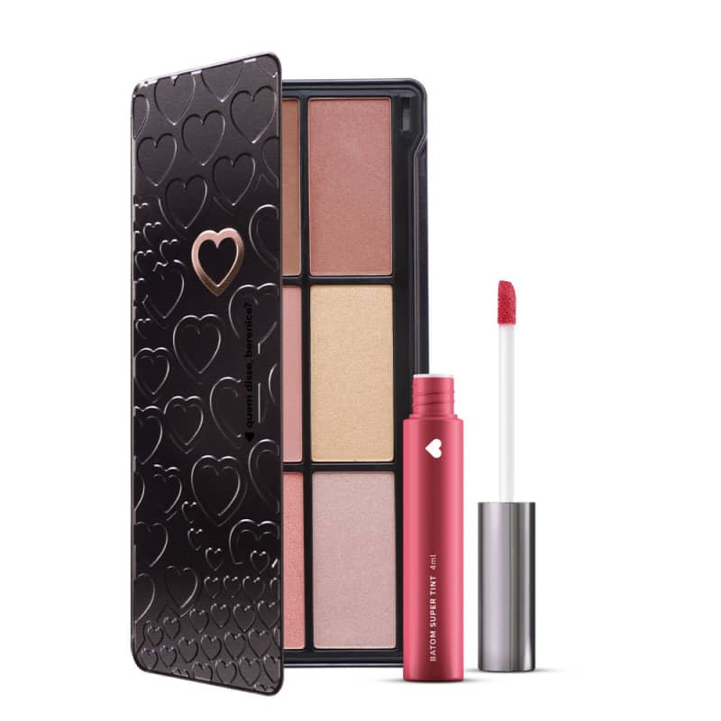 Kit Paleta Adoro Celebrar + Batom Super Tint Rosadotint