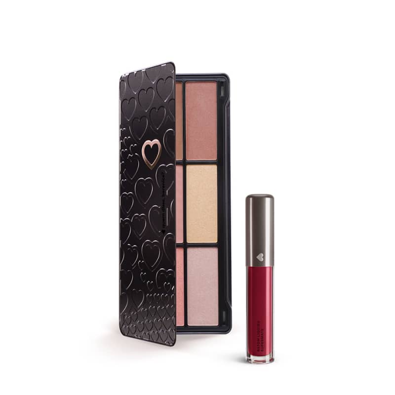 Kit Paleta Multifuncional Adoro Celebrar + Batom Líquido Supermate Vinheli