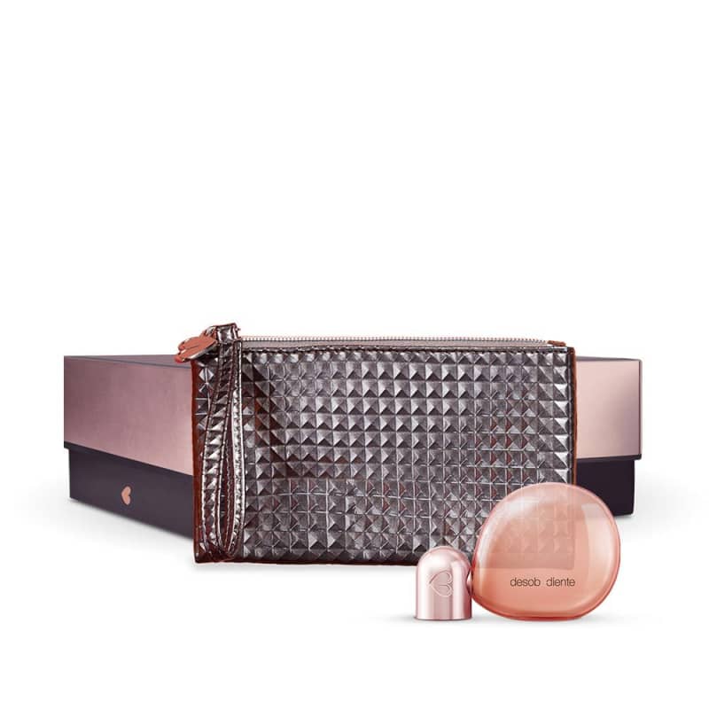Kit Nécessaire Quadradinhos + Eau de Parfum Desobediente 30ml + Caixa Cubo G