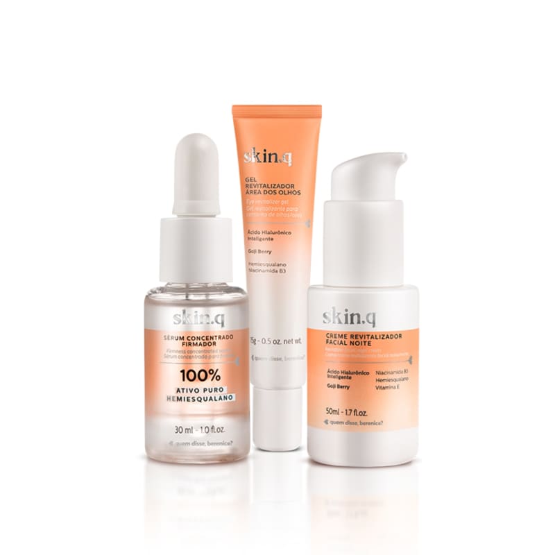 Kit Skin.q Trio Revitalizador com Sérum Hemiesqualano
