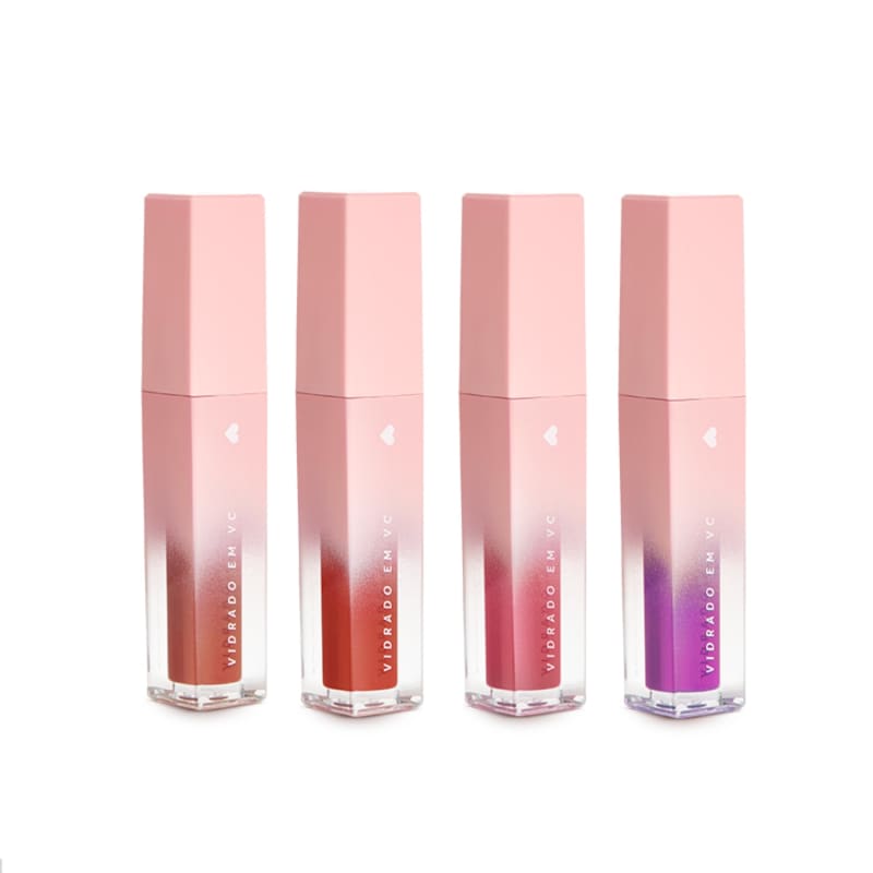 Kit de Batons Vidrado em VC - 4 cores