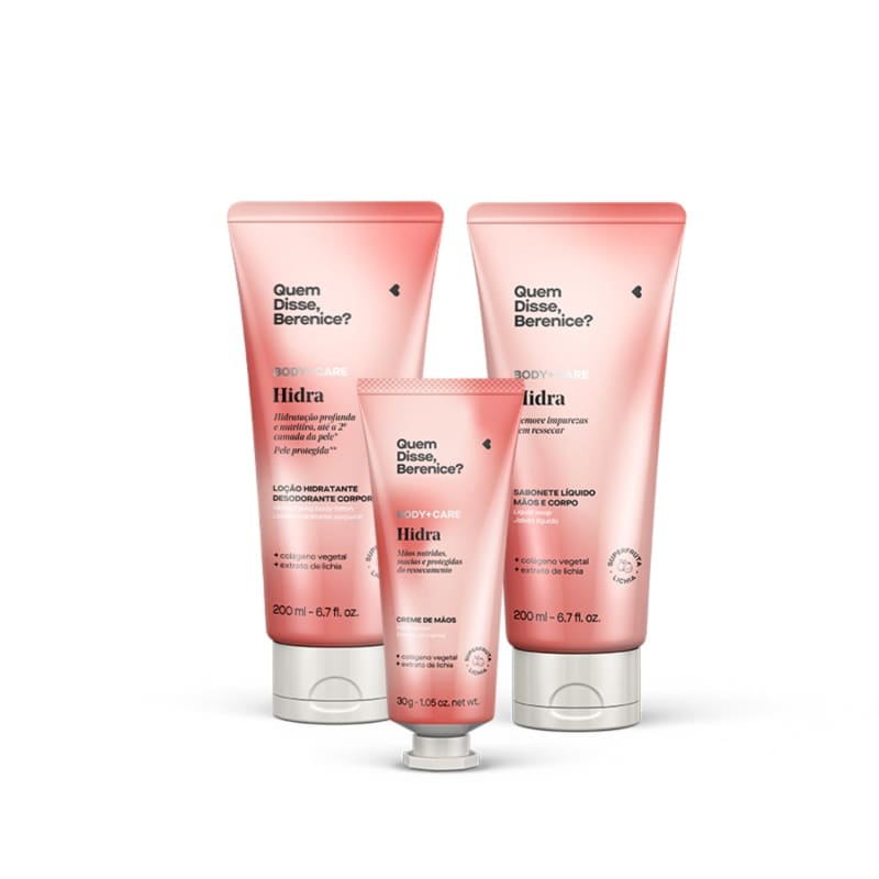 Kit Hidra: Cuidados para Corpo e Mãos - 200ml