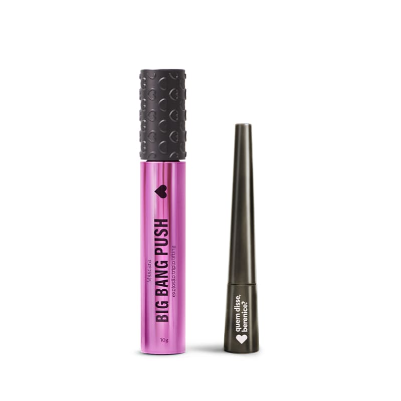 Kit Máscara Big Bang PUSH + Delineador Líquido Pretolino