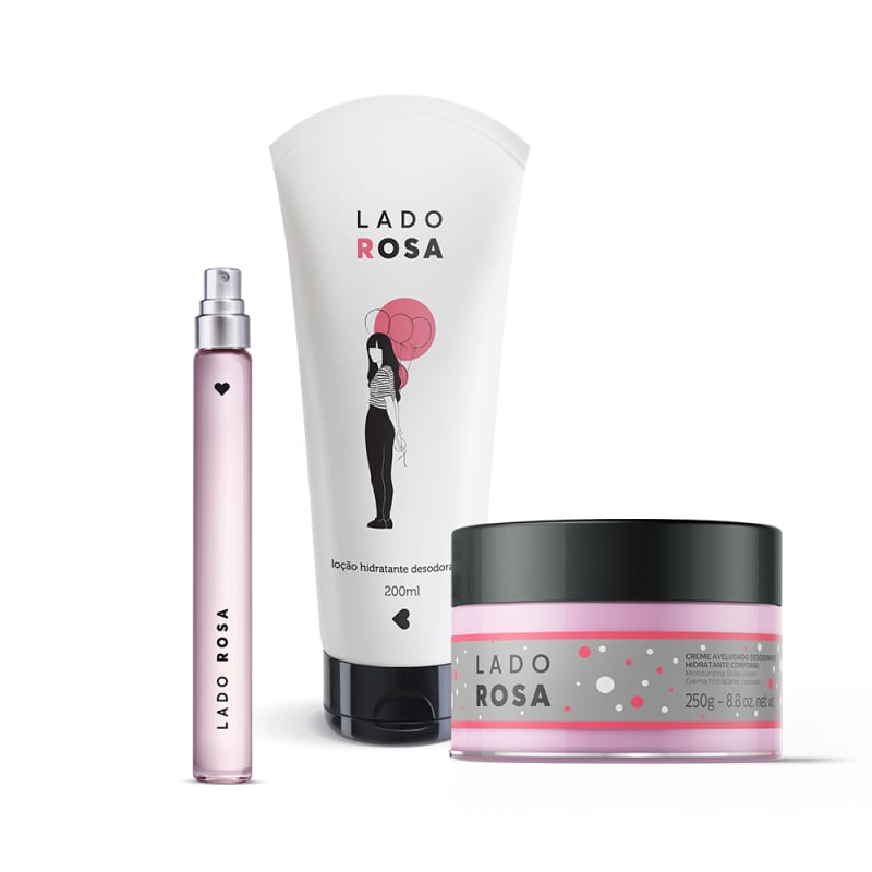 Kit Mini Lado Rosa (3 Produtos)