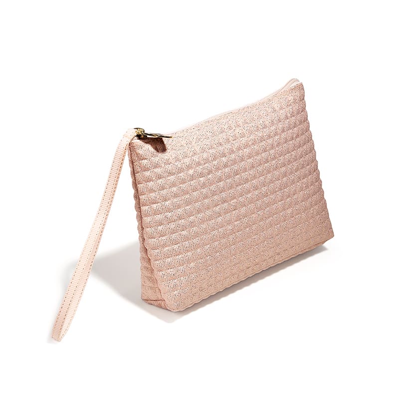 Necessaire Quadradinhos Champagne
