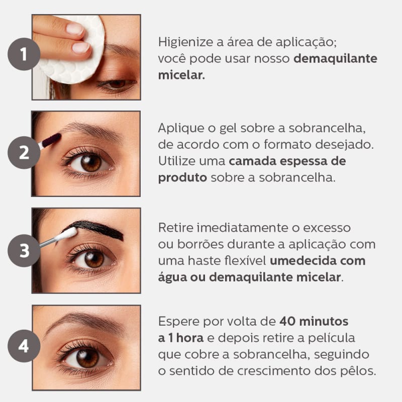 Gel Pigmento Sobrancelha Clarete 4g