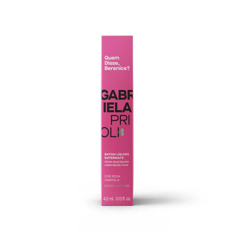 Batom Líquido Supermate Rosa Gabriela