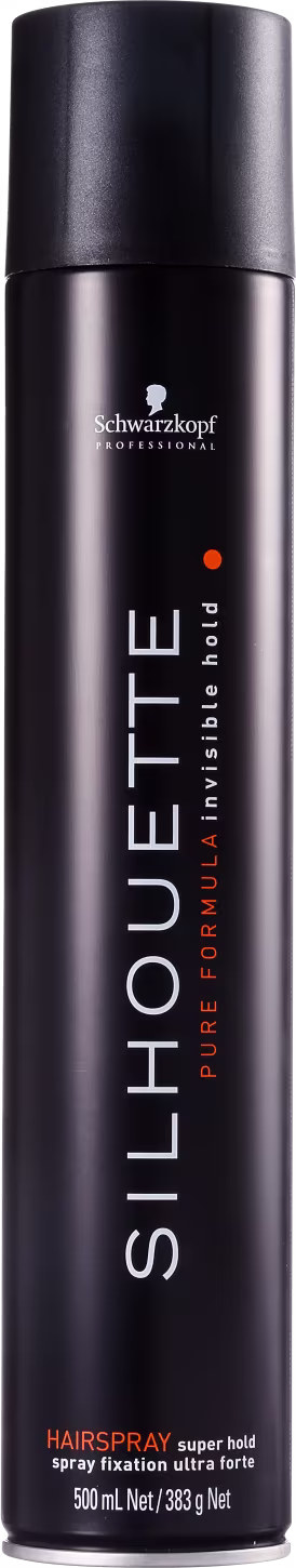 Embalagem cilíndrica de metal preto fosco com detalhes do logotipo e nome da marca Schwarzkopf em relevo. Design minimalista e sofisticado com foco no nome do produto.