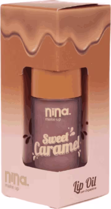 Lip Oil Nina Makeup Sweet Caramel de 4ml