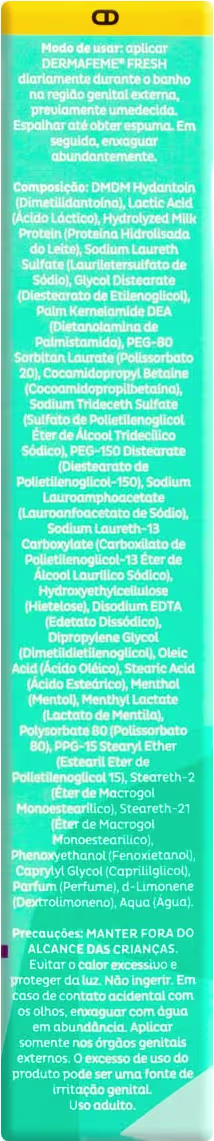 O rótulo contém informações sobre a composição e modo de uso do produto, além de advertências sobre seu uso adequado.