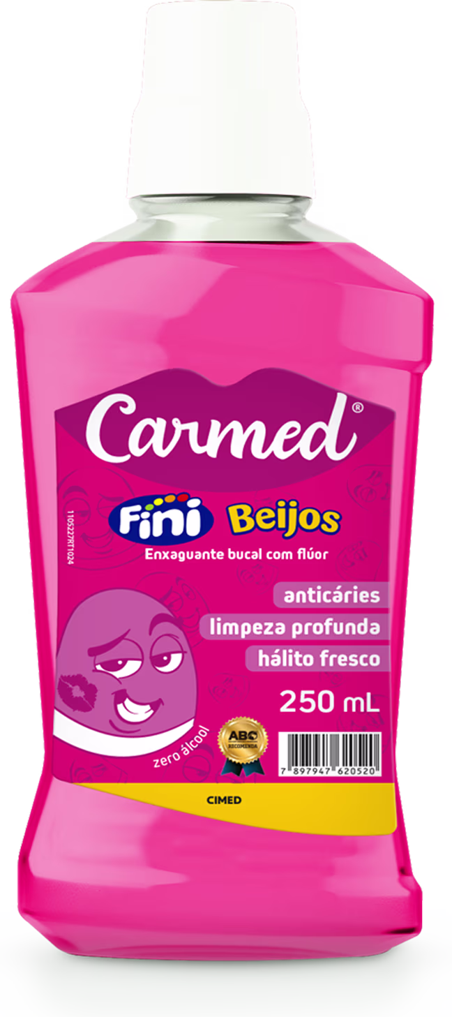 Enxaguante Bucal Carmed Fini Beijos 250ml