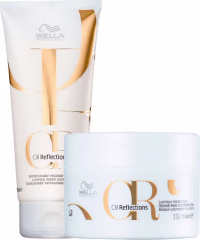 Kit Wella Professionals Oil Reflections Dupla de Tratamento, 2 produtos.