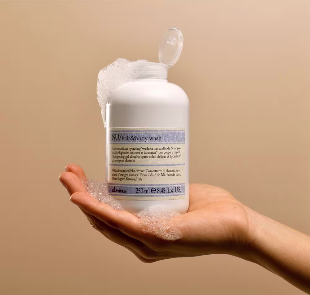 Sabonete Capilar e Corporal Davines SU Hair&Body Wash. 250ml.