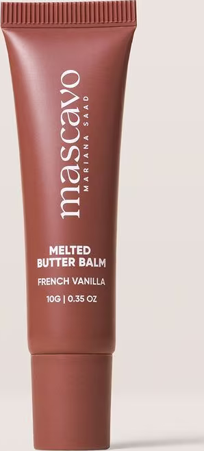 Lip Balm Mascavo Melted Butter Balm French Vanilla, 10g.