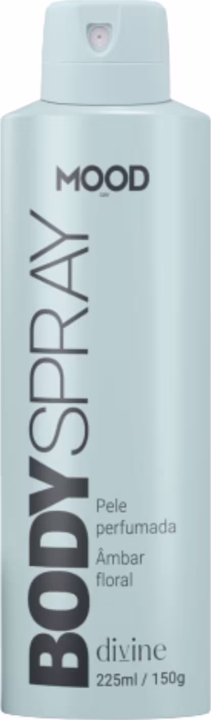 Body Spray Aeroflex MyHealth Mood Divine Âmbar Floral, 225ml.