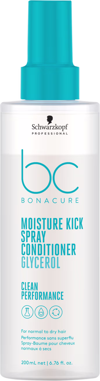 Frasco branco com detalhes azuis e formato cilíndrico.