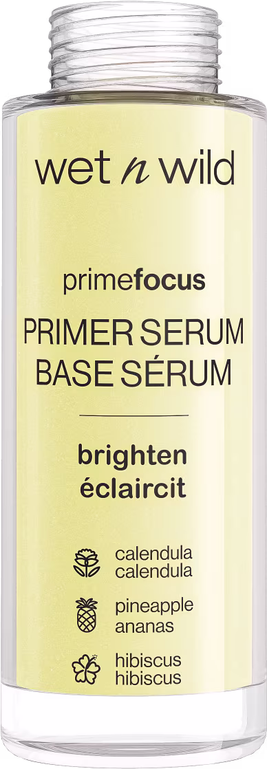Este parece ser um primer facial da linha de maquiagem Wet n Wild, destinado a preparar e uniformizar a pele antes da aplicação da maquiagem, além de proporcionar efeitos clareadores e iluminadores.