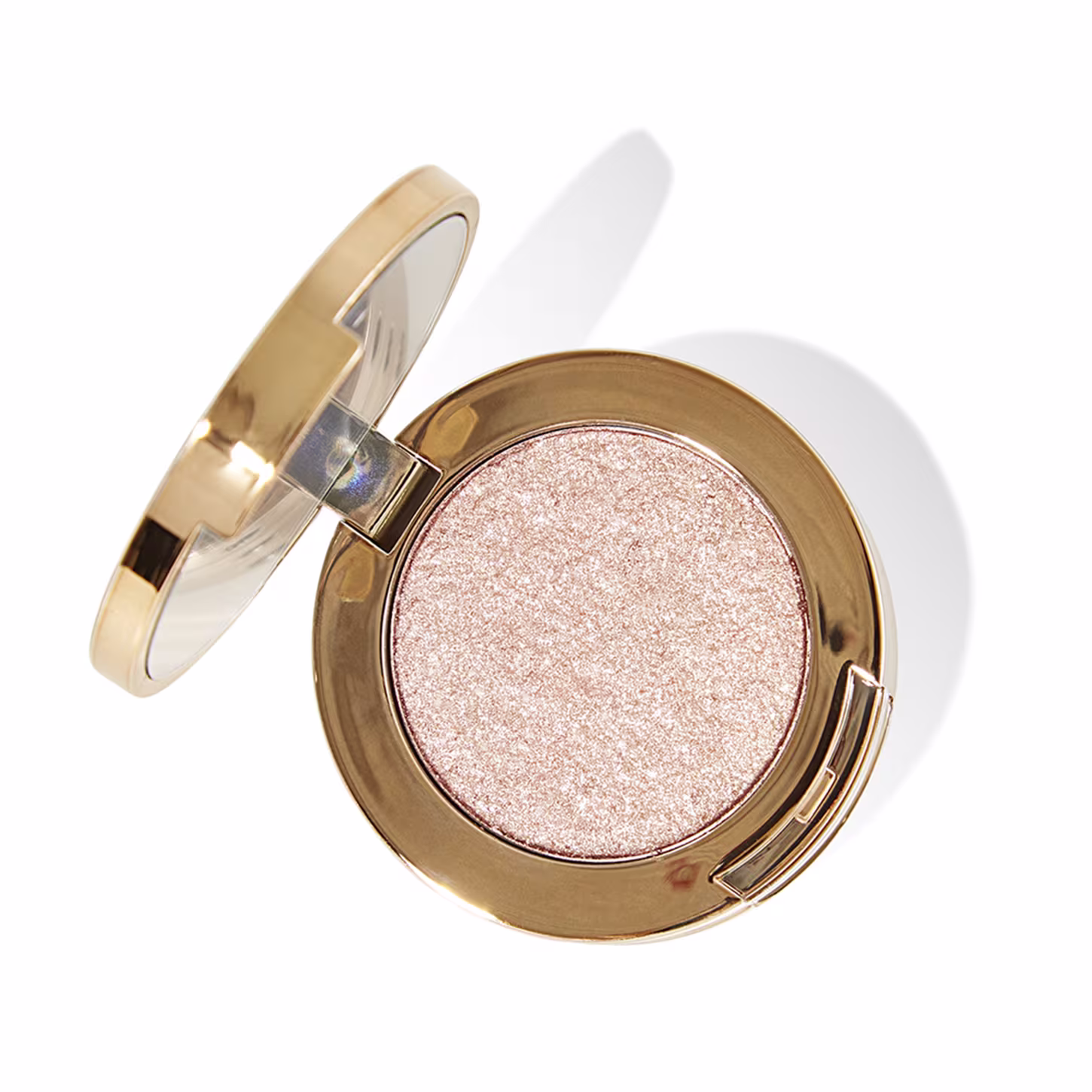 Visão de cima da cor número 1 da paleta, que tem um rosa claro.