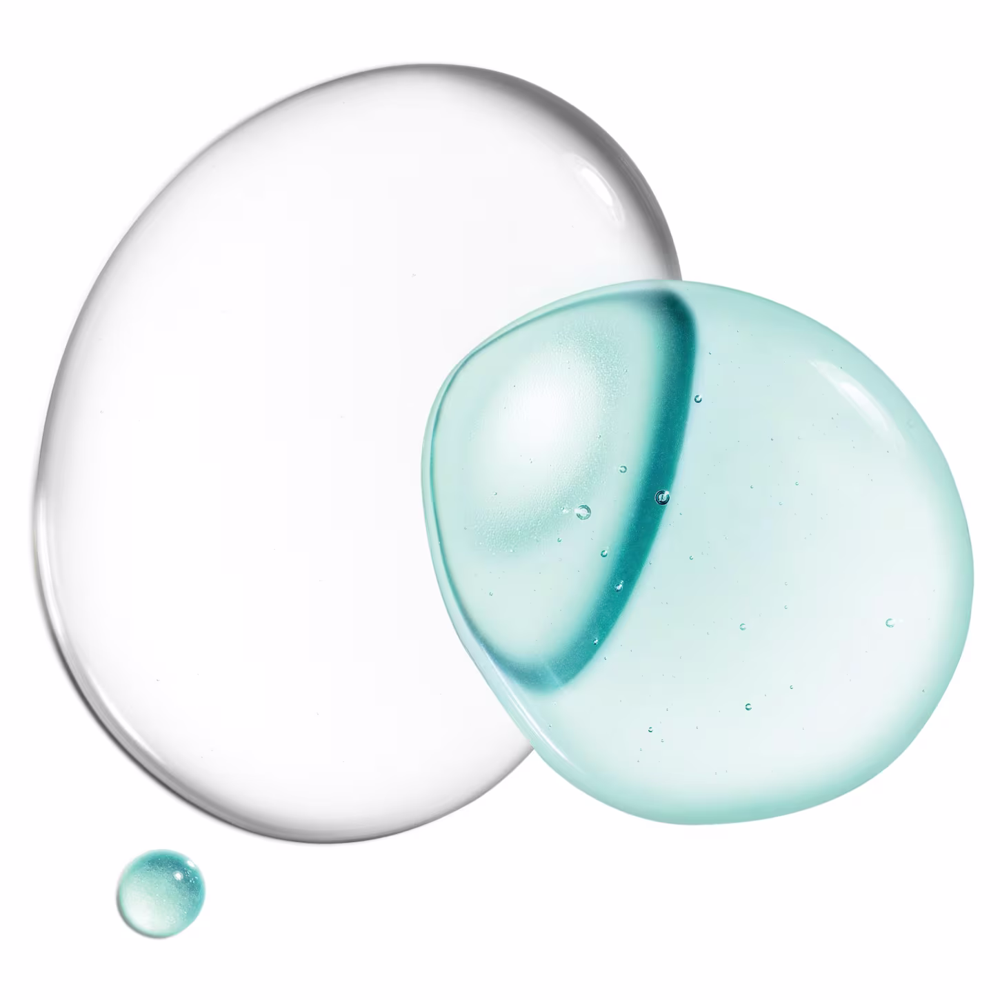 A imagem mostra duas gotas do demaquilante, indicando ser bifásico.